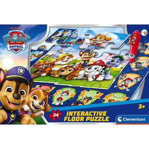 Tapete Puzzle + Jogo Interativo Patrulha Pata