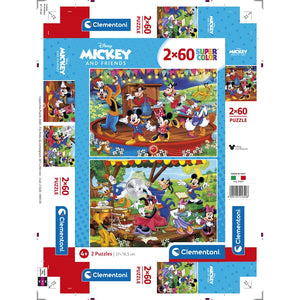 Disney Mickey and Friends - 2x60 Peças
