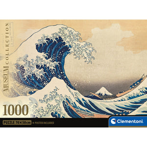 Hokusai, "The Great Wave" - 1000 Peças