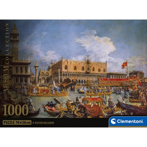 Canaletto, "The Return Of The Bucentaur at the Molo on Ascension Day" - 1000 Peças