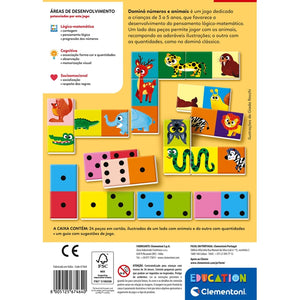 Dominó Números e Animais