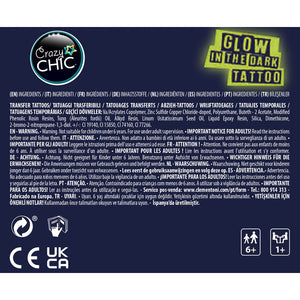 Crazy Chic - Glow in The Dark Tattoo