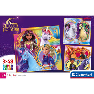 Unicorn Academy - 3x48 Peças