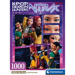 KPOP DEMON HUNTERS - 1000 Peças