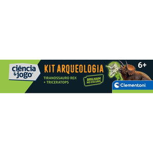Kit Arqueologia - Tiranossauro Rex + Triceratops