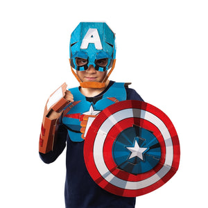 Marvel Super Hero - Máscara Capitão América