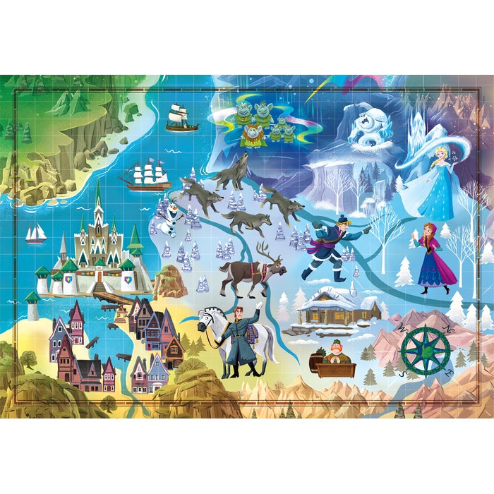 Disney Maps Frozen - 1000 Peças