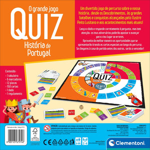 O Grande Jogo Quiz - História de Portugal – Clementoni PT